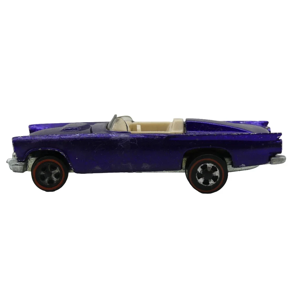 Vintage 1969 Mattel Hot Wheels Classic 57 Bird Purple Redline Diecast Car